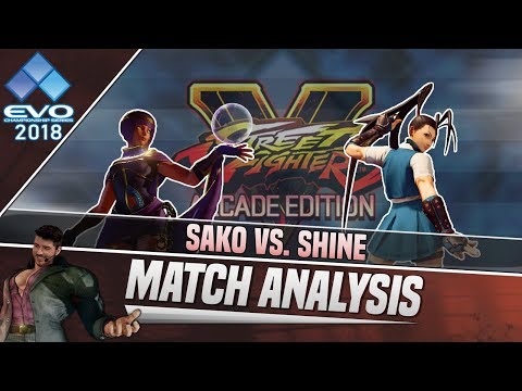 SFV AE Match Analysis: EVO 2018 - Sako vs. Shine