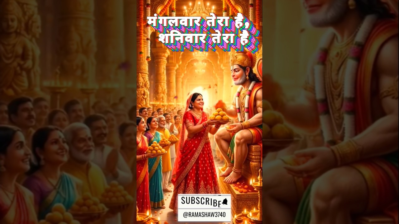 🙏मंगलवार तेरा है, शनिवार तेरा है🛕 #sorts #trending #BajrangBali #devotionalshorts #MangalwarSpecial