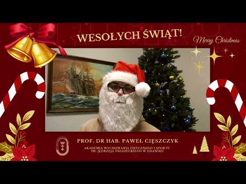 Świąteczne Życzenia od Rektora AWFiS w Gdańsku