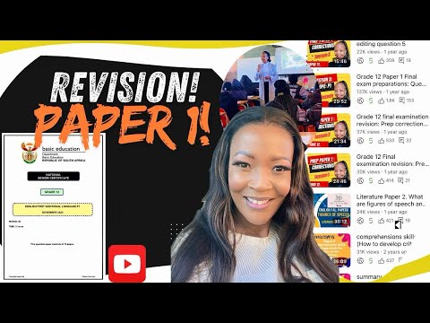 English Fal paper 1 revision: visual literary (cartoon)