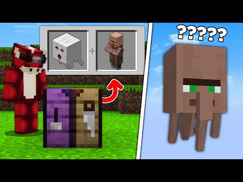 I merged all the Minecraft mobs every time they died!!