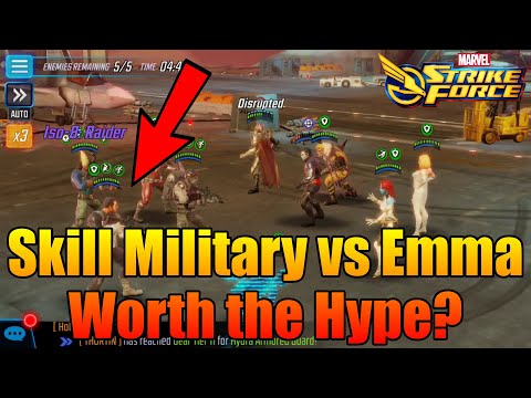 Skill Military vs Emma - What You Need to Know! - MSF - Marvel Strike Force