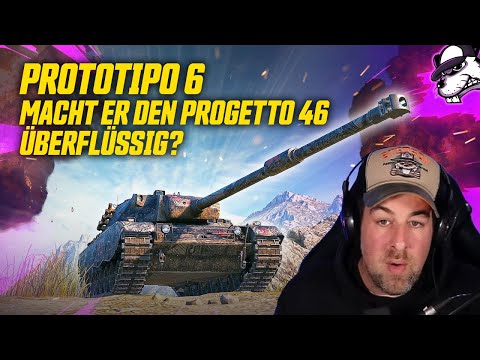 Prototipo 6 - Macht er den Progetto 46 überflüssig? [WoT - Gameplay - Deutsch]