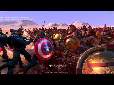 20 Captain America VS. 500x Every Base Units | EP.5 Ancient Greece - UEBS