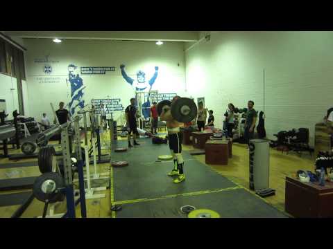 David Reay(85) : 160kg Clean + 2 Front Squats + Jerk [silly edit]