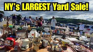 I Couldn't Believe What I Found at NY's LARGEST Yard Sale!
