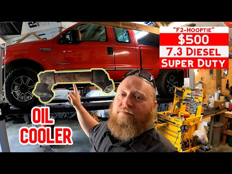 $500 F250 SuperDuty 7.3 PowerStroke | Fixing the Leaky Oil Cooler