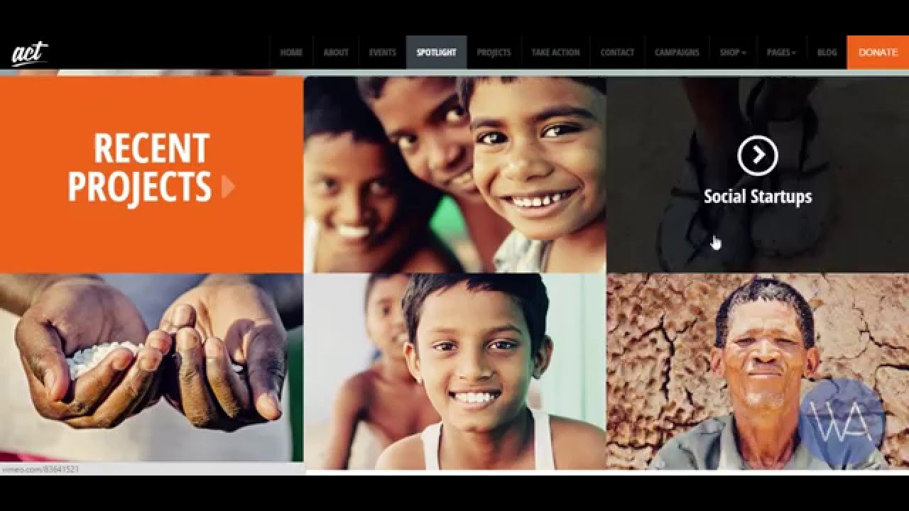 Act – Multipurpose Nonprofit Theme