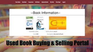 Online Secondhand / Used Book Buying & Selling Portal