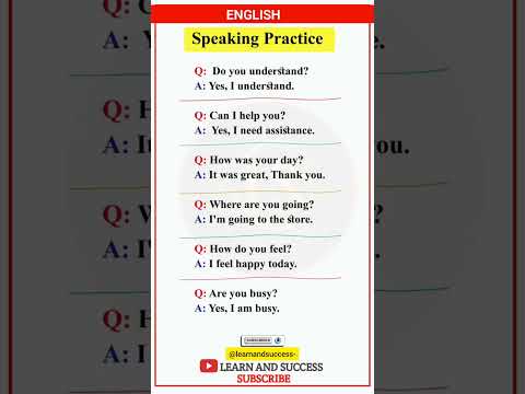 English Speaking Practice for Beginners | Improve English Conversation Skills | English Practice