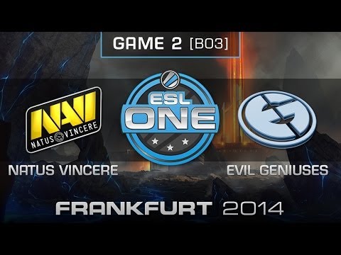 Natus Vincere vs. Evil Geniuses - Quarterfinals Map 2 - ESL One Frankfurt 2014 - Dota 2