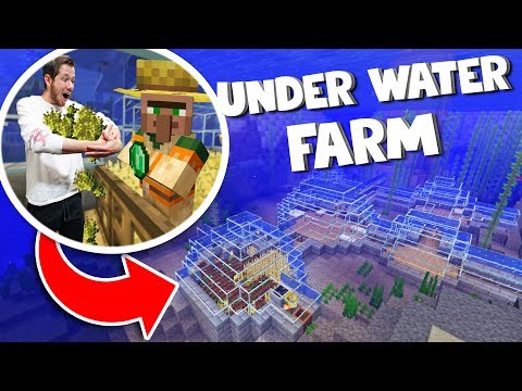 PaulGG - Building An Automatic Farm Underwater On HARDCORE! | Minecraft