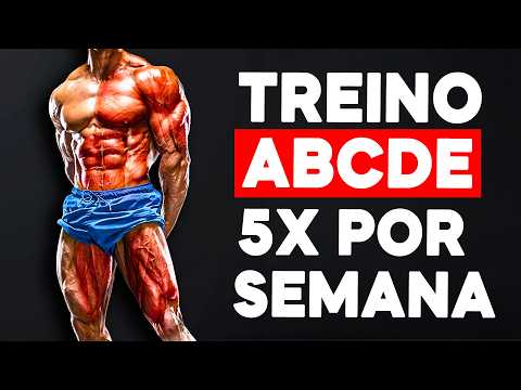 Como Montar TREINO ABCDE Passo a Passo!📝 (Divisão de Treino 5 Vezes na Semana)