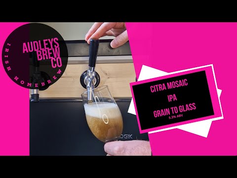 An AMAZING Citra Mosaic IPA Grain to glass video.