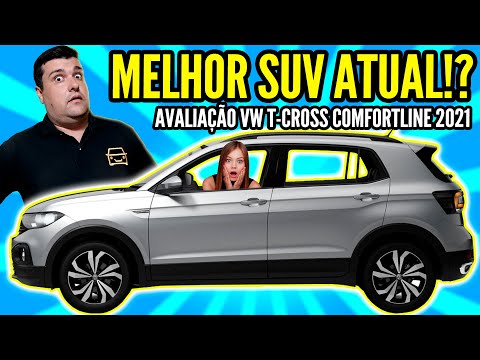 VW T-CROSS COMFORTLINE 2021 - MUITO ESPAÇO, ECONÔMICA e ANDA BEM! (Avaliação)