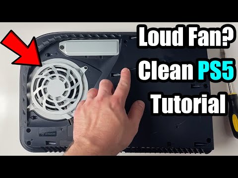 How to CLEAN PS5 and FIX PS5 LOUD FAN! (EASY METHOD)