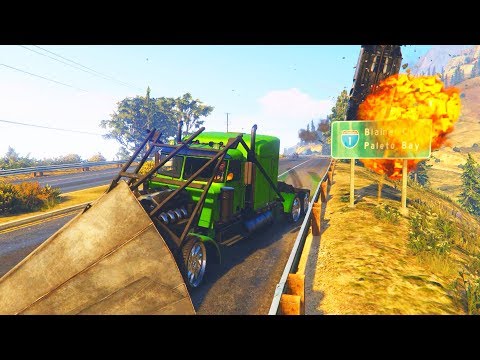 GTA 5 Unstoppable Phantom Wedge V24 Supercharged Impact Crashes Compilation