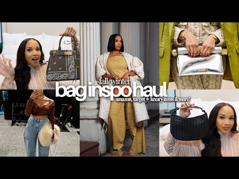 Style Haul: Fall/Winter Bags You Need This Season! $3,000 vs $45.00?! Luxury Items | Vlogtober