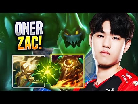 ONER DOMINATING WITH ZAC! - T1 Oner Plays Zac JUNGLE vs Sylas! | Preseason 2023