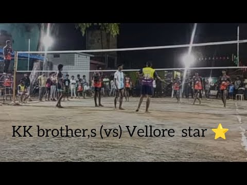 KK brother,s vs Vellore star ⭐ Firematch#volleyballworld #fire