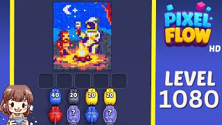 Pixel Flow Level 1080 Solution Walkthrough
