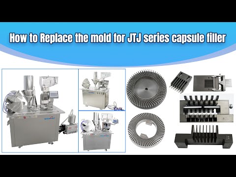 How to Replace and install the mold for JTJ-V semi automatic capsule filling machine #JTJ-V #jtj-c