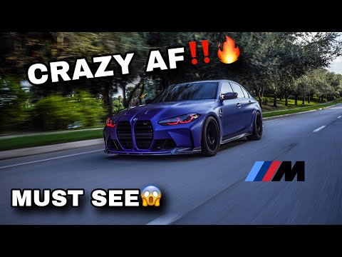 THE LOUDEST G80 M3 IN THE WORLD‼️😱🔥 *MUST SEE*🏎️💨 (CRAZY EXHAUST SETUP)