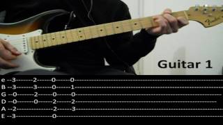 RHCP - Dosed (Guitar lesson with TAB)