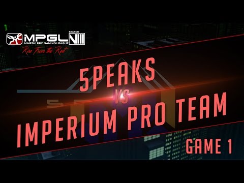 5Peaks vs Imperium Pro Team - Mineski Pro Gaming League Season 8 CS:GO - Game 1 - Week 3 [OVERPASS]