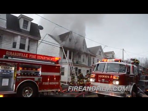 2nd Alarm Fatal Fire - Girardville, PA - 01/08/2016