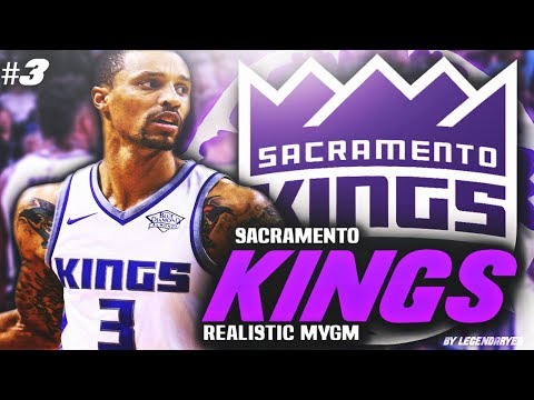 TRADING GEORGE HILL! NBA 2K18 SACRAMENTO KINGS REALISTIC MYGM #3