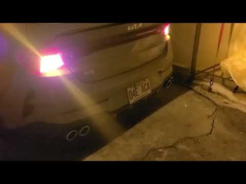 Kia K5 GT 2.5t cold start with catback BORLA<single_double_quote>