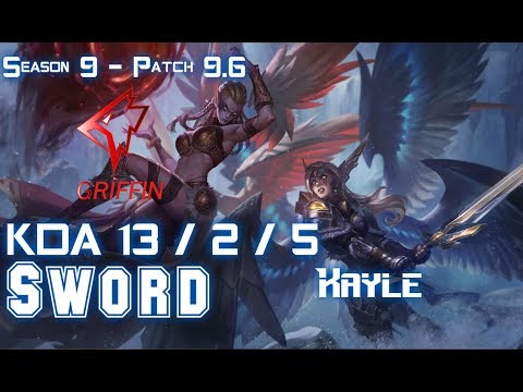 GRF Sword KAYLE vs IRELIA Top - Patch 9.6 KR Ranked
