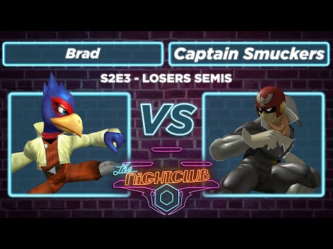 The Nightclub S2E3: Brad (Falco) vs Captain Smuckers (Captain Falcon) - Losers Semis SSBM