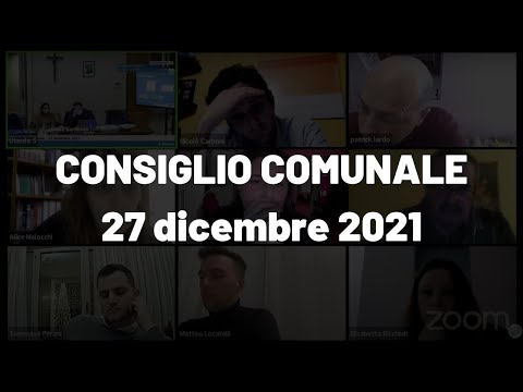 Consiglio Comunale Dalmine - 27 dicembre 2021