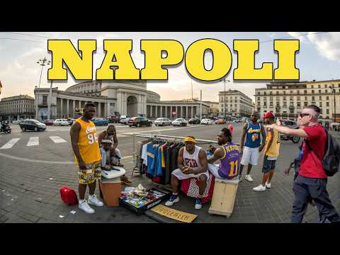 Naples, the side no one shows. Chaos, decay, and desperation just steps from the station.