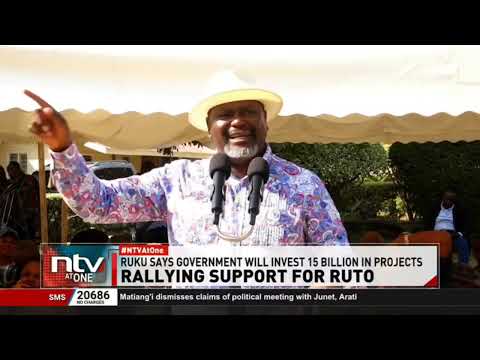 CS Ruku has urged Ukambani residents to back President Ruto in 2027