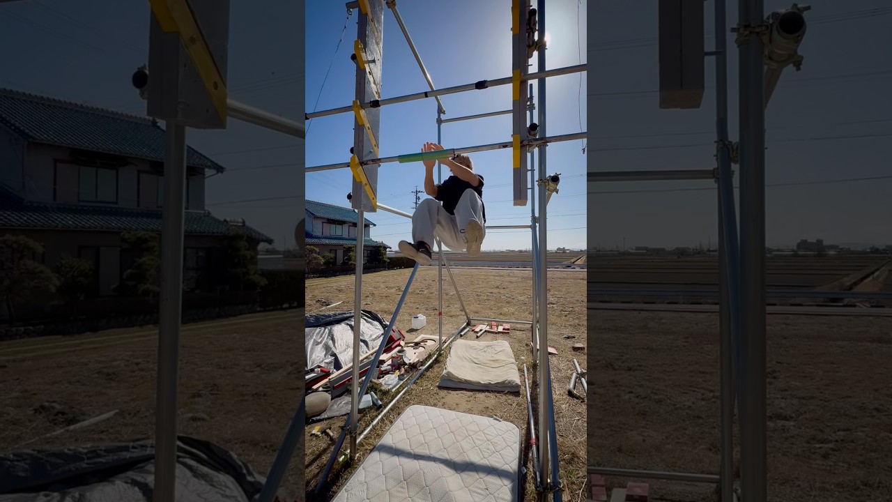 SASUKE/NinjaWarriorギミック【翔と周弥ver.】3rd通し前のフォームアップ#sasuke #ninjawarrior #training #ninja #diy #tube