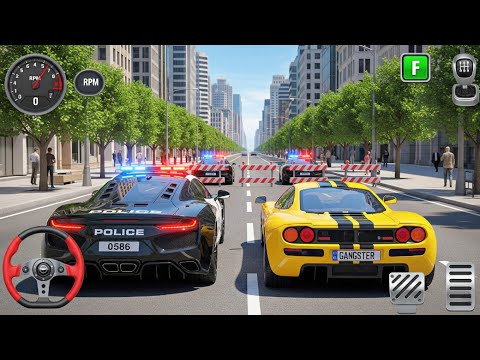 🚔 Real Cop Cars Driving in Multi-Storey Garage | Police Car Chase Simulator 3D 🏙️ | Android Gameplay