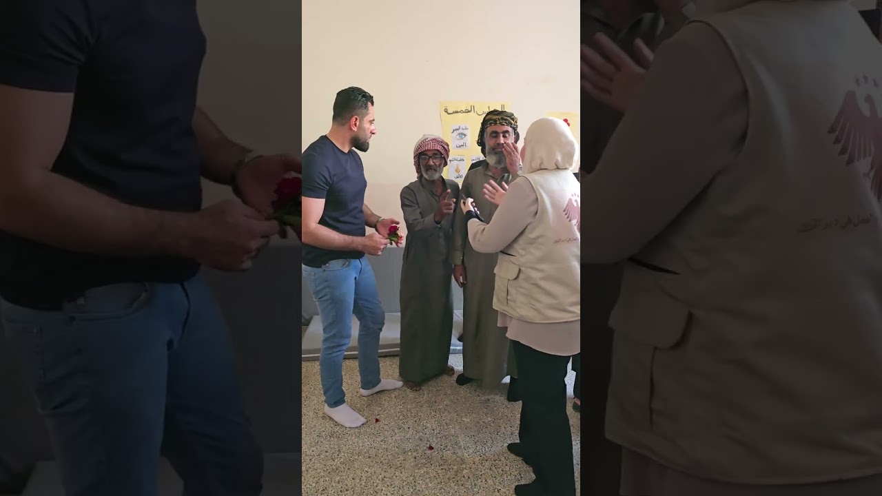 من أحد مراكز الإيواء في #دير_الزور وشكر الأهالي لإدارة المحافظة على الإستنفا?