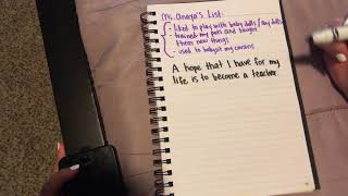 Hopes &amp; Dreams Paragraph for Autobiography