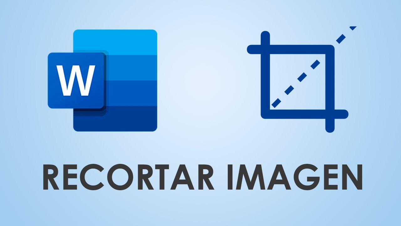 Cómo RECORTAR una imagen en Word