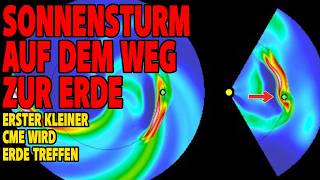 Sonnensturm auf dem Weg zur Erde - Erster kleiner CME