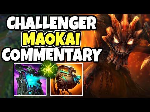 Challenger support plays maokai in season 15