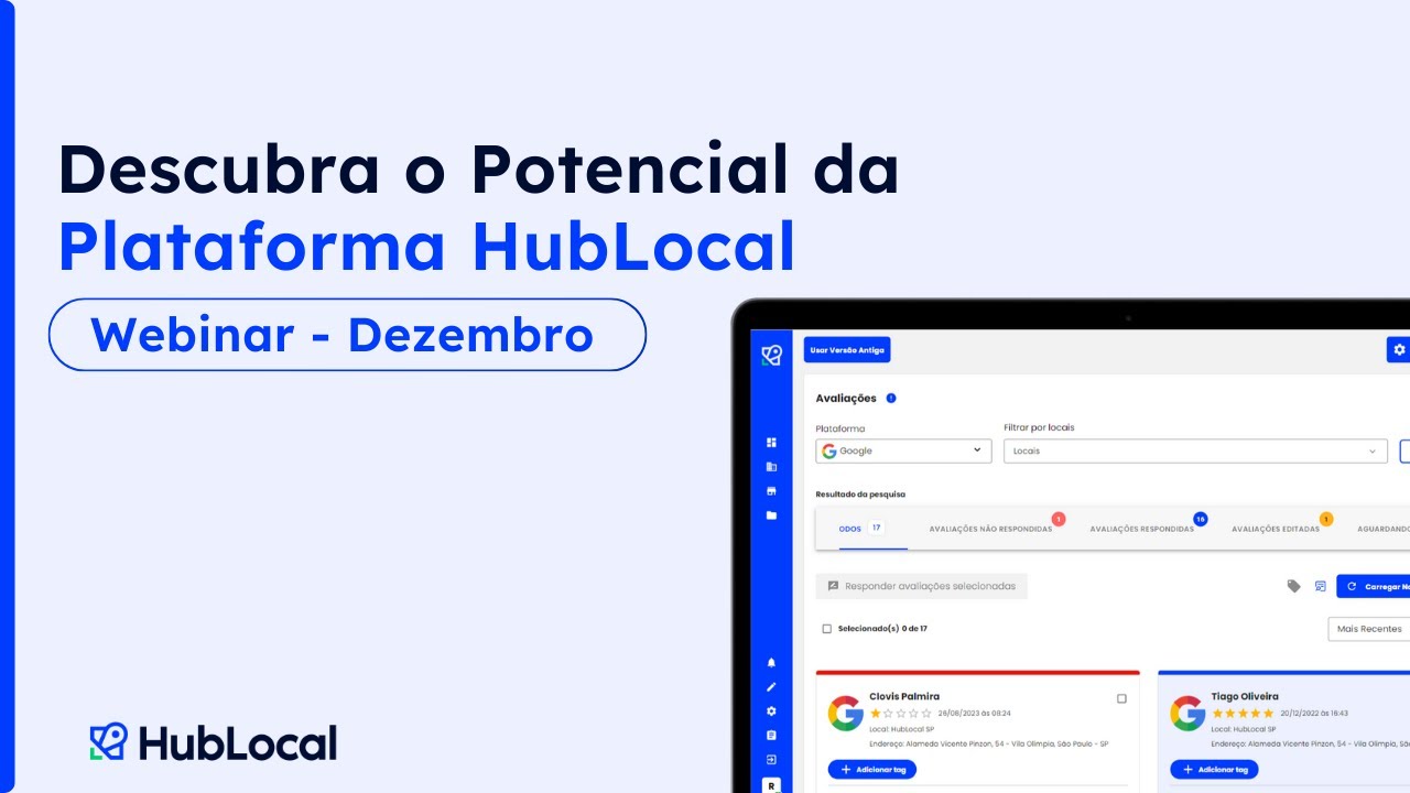 Webinar - Demonstração da Plataforma (Dezembro 2024)