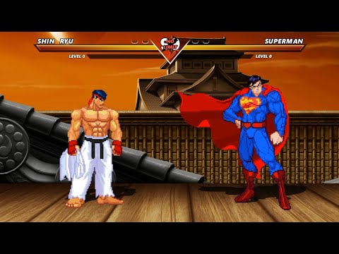 SHIN RYU vs SUPERMAN - High Level Awesome Fight!