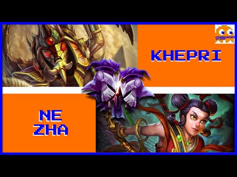 PLAYING KHEPRI TO END THE SPLIT! THEY BUILT TRIPLE DEFENSE!? SMITE Masters Duel - Khepri VS Ne Zha