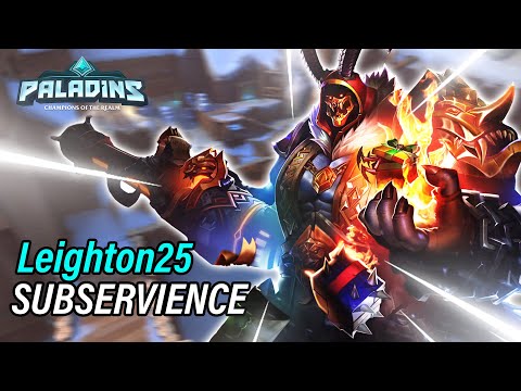 Leighton25 Raum Pro Competitive l GRANDMASTER l SUBSERVIENCE l PALADINS GAMEPLAY