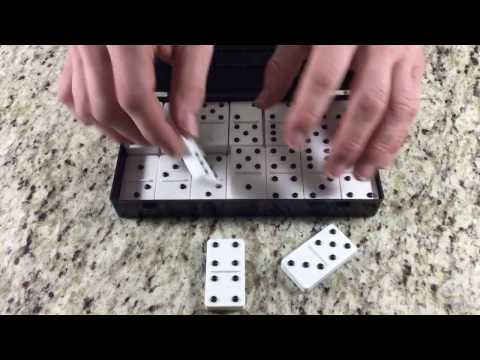 Double six dominoes from the Braille Superstore