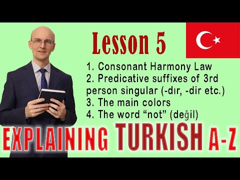 Turkish A to Z - Lesson 5